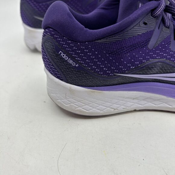 Saucony Women's 7  Running Shoe Ride ISO 2 S10514-37 Purple - Picture 7 of 12